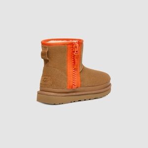 UGG Kids Boots in Brown and Bright Orange